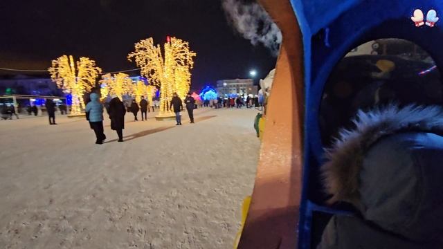 САРАНСК 2026. Погуляли по НОВОГОДНЕМУ центру города / Покатались с горки / Покатались на ПАРОВОЗИКЕ смотреть онлайн