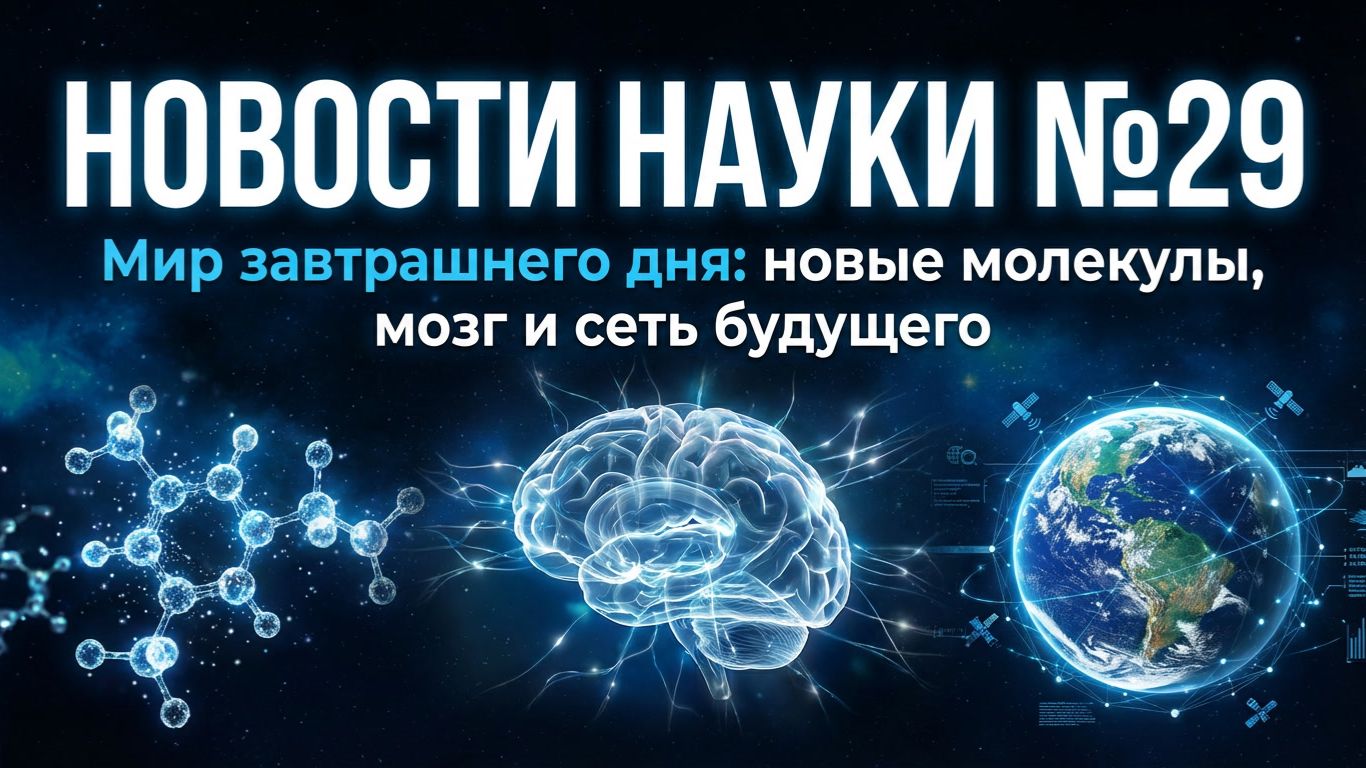 Новости науки 29 : Мир завтрашнего дня: новые молекулы, мозг и сеть будущего Новости науки 29 : Мир завтрашнего дня: новые молекулы, мозг и сеть будущего