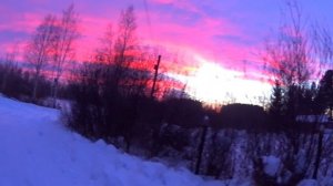 03-02-2026 шикарный  закат  в снт 4