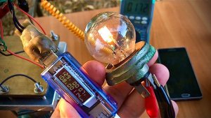 [Natalex] Термогенератор 10 ватт. Часть №3. Тест мощности лампой накаливания...