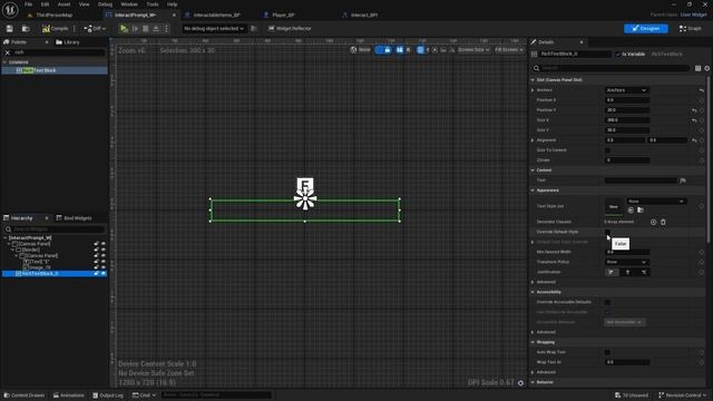 Урок RPG 19. Виджет подсказки взаимодействия (Unreal Engine 5)