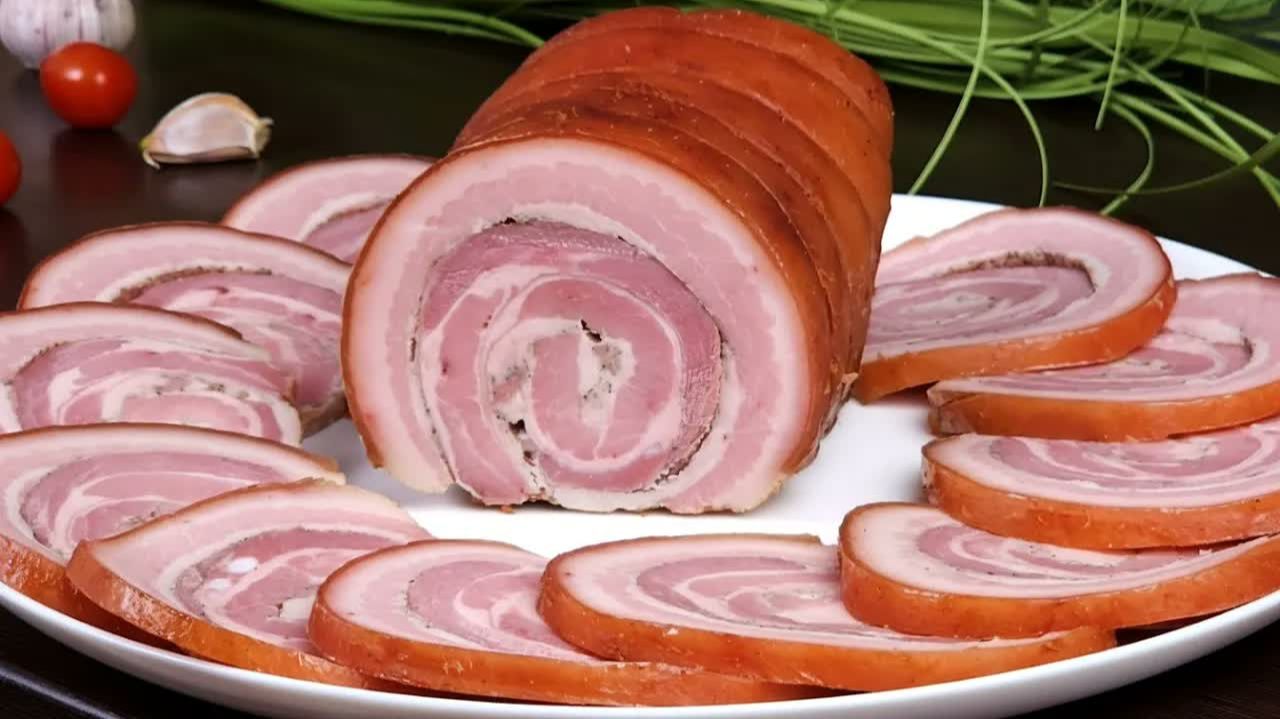 Больше не покупаю колбасу! Самая простая мясная закуска. Вкуснее бекона и ветчины! смотреть онлайн