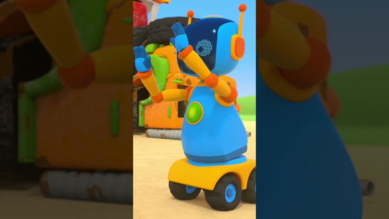 Роботы строят машинку #мультики #длядетей #мультикипромашинки смотреть онлайн