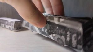 Бумажный автобус и троллейбус Саранска