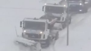 Пробки на трассах, снежные заносы, как мы с 28 января по 2 февраля пережили метель и снег.