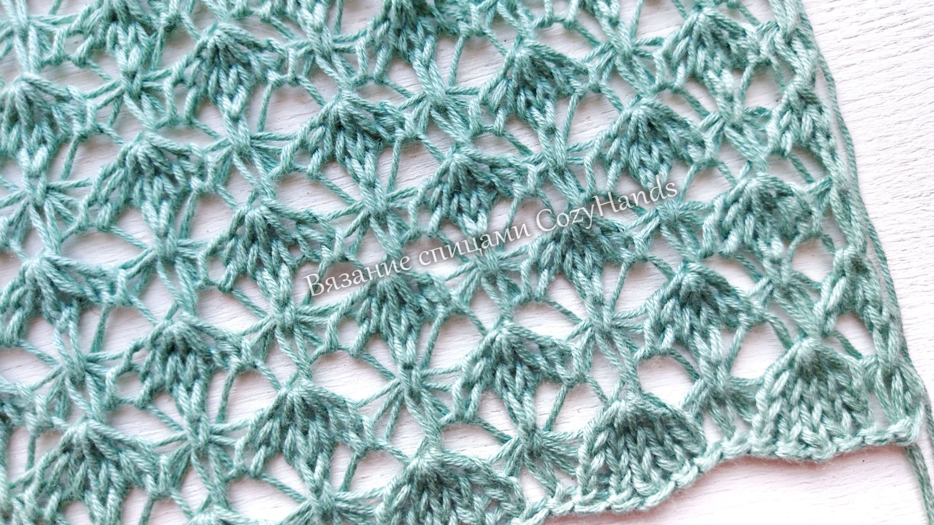 Шикарная паутинка спицами 🌟 Ажурный узор для вязания палантинов 🌟 Схема Шикарная паутинка спицами 🌟 Ажурный узор для вязания палантинов 🌟 Схема