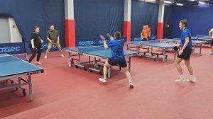 финал!! Сергеев/Баландин (1487) - Балашов/Нельсон (1321) 02.02 Парный турнир по настольному теннису