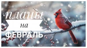 Вышивальные планы на ФЕВРАЛЬ | Вышивка крестом