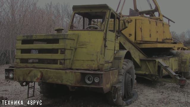 МКТ-40 — кран-монстр на базе тягача МоАЗ. Обзор того что осталось