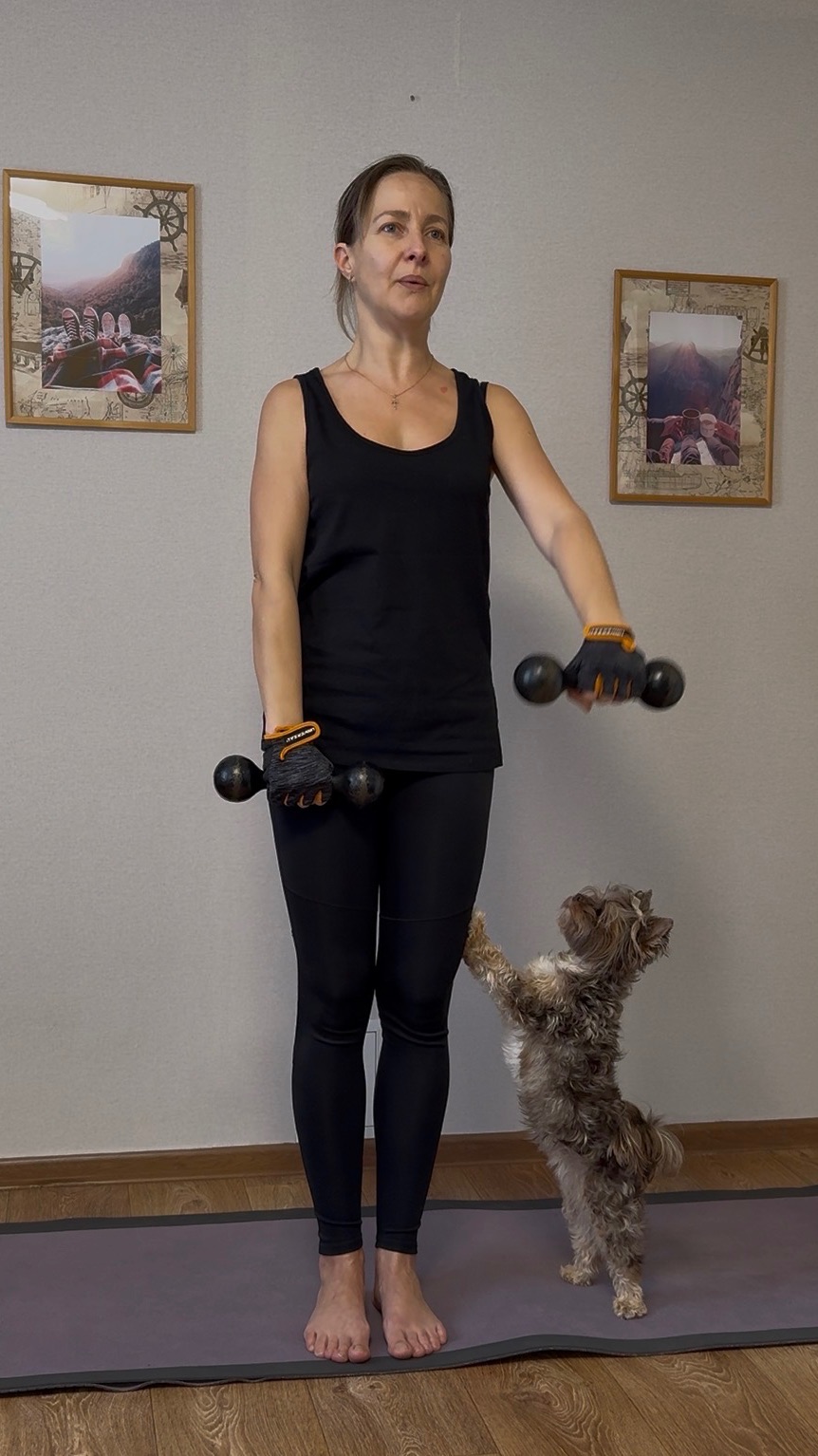 День — 10. Достаточно в день 20-30 минут тренировкам дома, чтобы быть в тонусе.