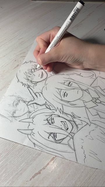 дети, очнитесь, что за бред с фразой "верни ник" #рисунок #человекбинзопила #аниме смотреть онлайн