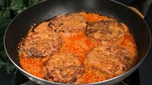 Рубленые котлеты | Котлеты из куриной грудки | Котлеты в томатном соусе
