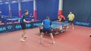 отбор Сергеев/Баландин ( 1487) - Смирнов/Снежков (1116) 02.02 Парный турнир по настольному теннису