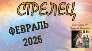 СТРЕЛЕЦ. ФЕВРАЛЬ 2026. ПРОГНОЗ-ГОРОСКОП