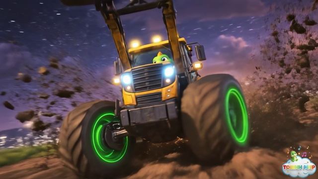 ТРАКТОР ФОНК 🚜 Динозаврик Тоша — Песенки мультики для мальчиков ТРАКТОР ФОНК 🚜 Динозаврик Тоша — Песенки мультики для мальчиков