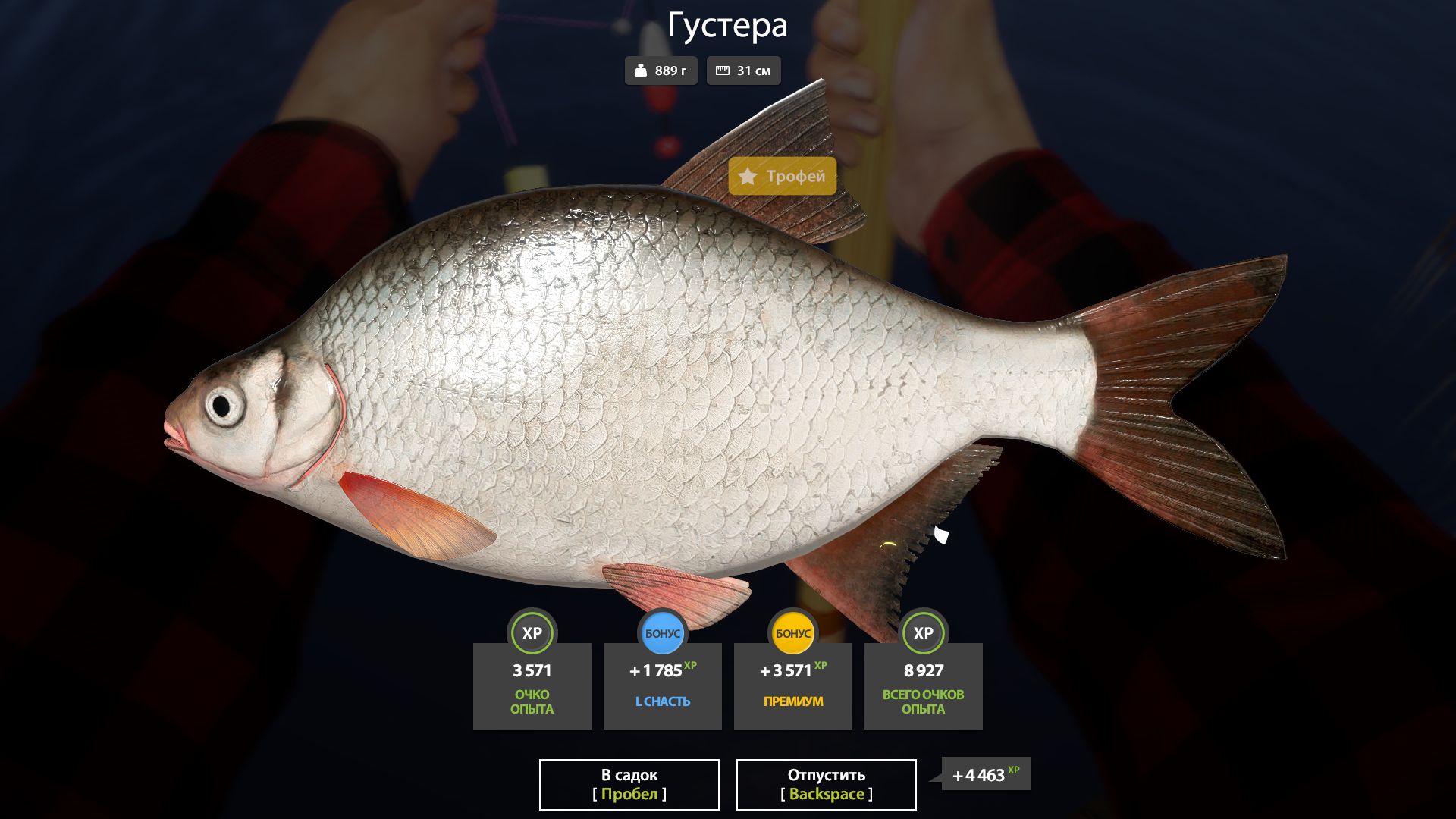 ТОЧКА НА ГУСТЕРУ ТРОФЕЙНУЮ!!!ВОЛХОВ - РУССКАЯ РЫБАЛКА 4 смотреть онлайн