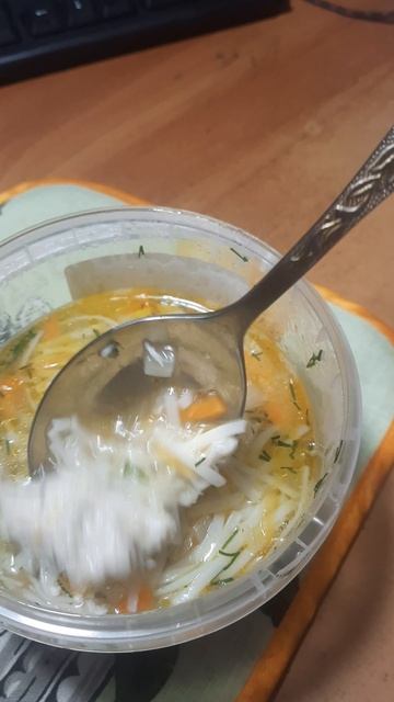 Базовый минимум холостяка. Суп лапша с курицей.