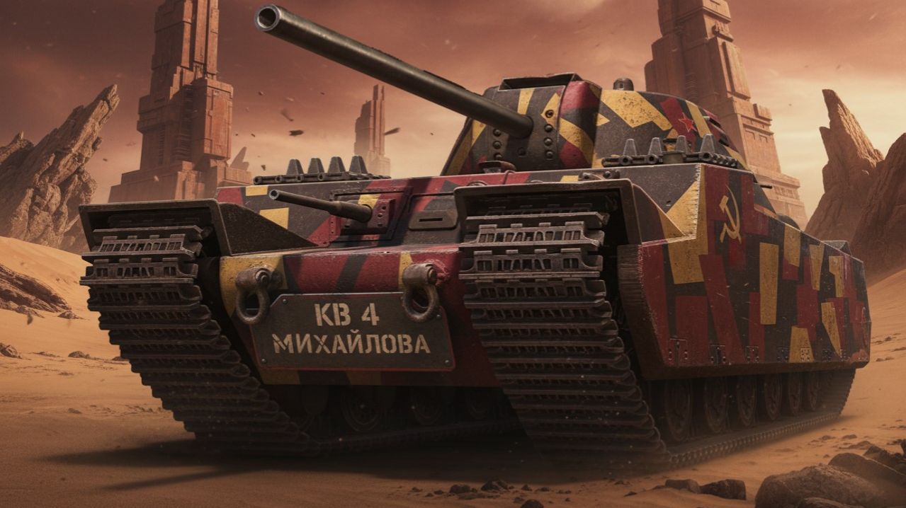 КВ-4 Михайлова - Смотра-качка новичка мастодонта whinemachine worldoftanks миртанков