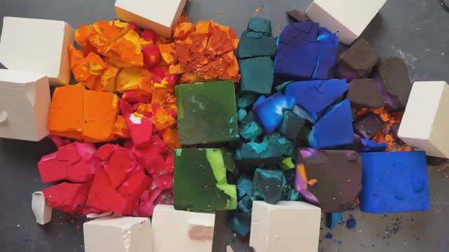 АСМР #18 Chalkitasmr 💖 3в1 Яркая пыльная магнезия💣💖💯 смотреть онлайн