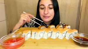 Mukbang ASMR|Подписывайтесь на канал🍣✨ 💜✨