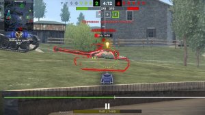 Танки Блиц. Один против четверых в конце!!! Т26Е4