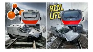 Аварии на реальных событиях в beamng drive #67