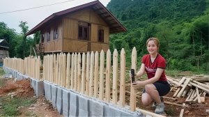 Молодая женщина построила ферму в джунглях за 1 год от начала до конца. Бушкрафт