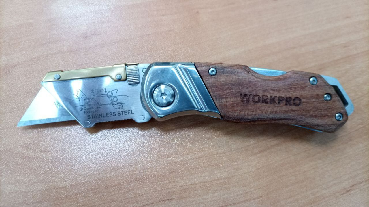 workpro универсальный нож со сменными лезвиями смотреть онлайн