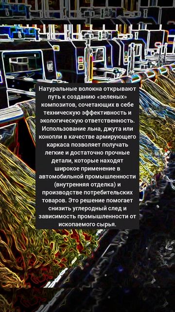 Натуральные волокна: экологичное будущее композитных материалов. #биокомпозиты #экология #технологии