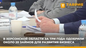 В Херсонской области за три года одобрили около 20 займов для развития бизнеса