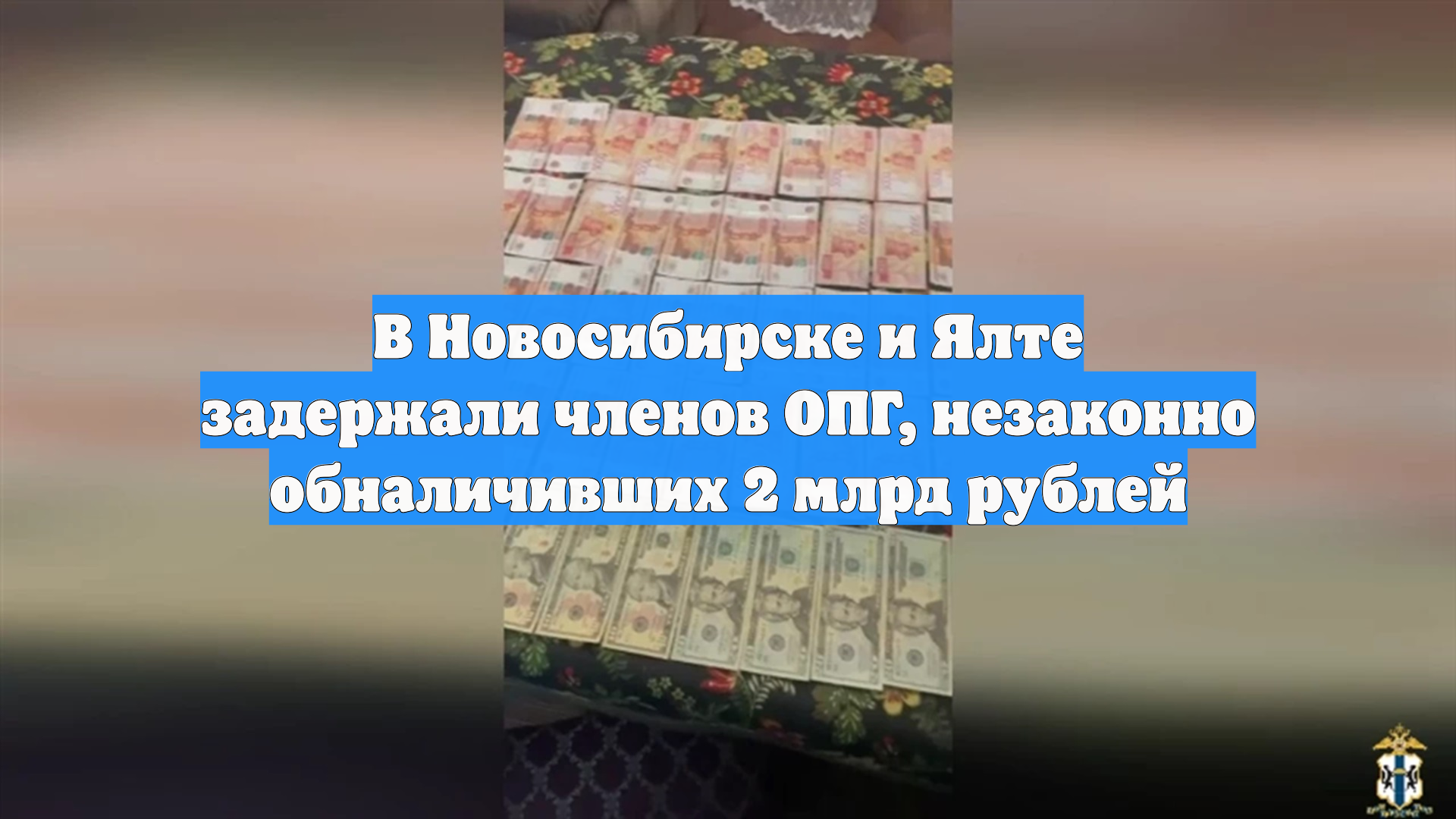 В Новосибирске и Ялте задержали членов ОПГ, незаконно обналичивших 2 млрд рублей смотреть онлайн