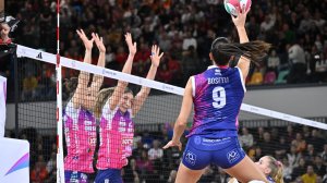 Волейбол. Скандиччи — Новара. Чемпионат Италии 2025-2026. Тур 20