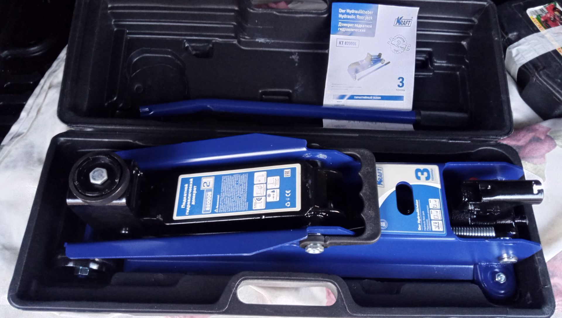 Домкрат подкатной 3 тонны 192-535 мм новый смотреть онлайн