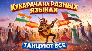 КУКАРАЧА НА РАЗНЫХ ЯЗЫКАХ. ТАНЦУЮТ ВСЕ