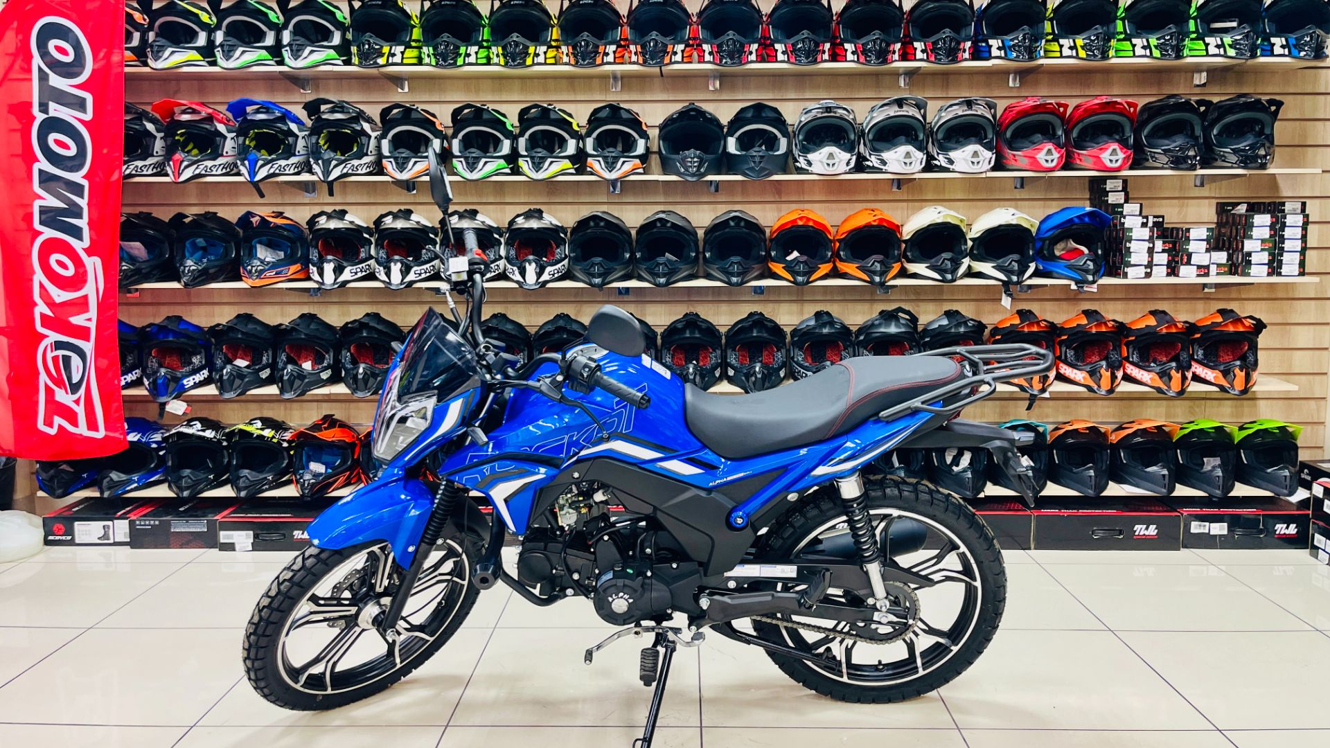 Мопед ROCKOT ALPHA DYNAMIC (синий глянцевый)