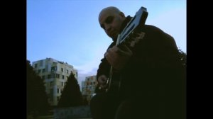 Ivan Drakaliev busking on the streets in Oviedo