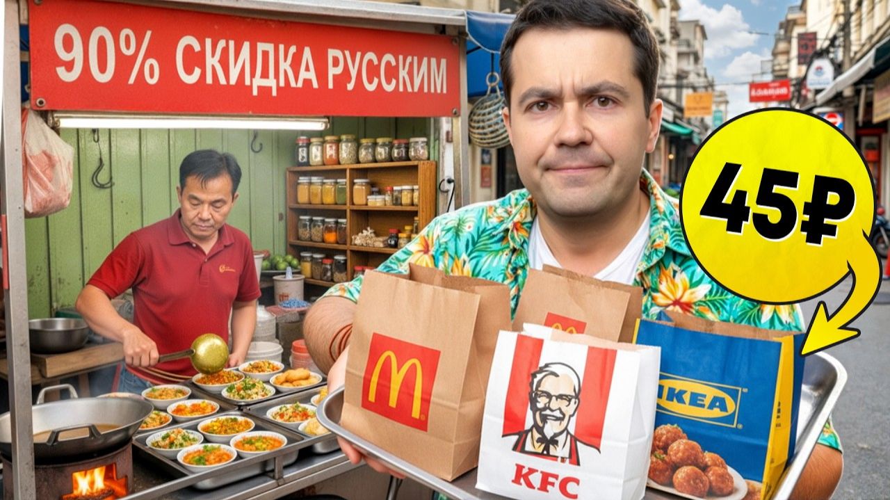 САНКЦИОНКА! Попробовал ушедший из РФ фастфуд... зря. смотреть онлайн