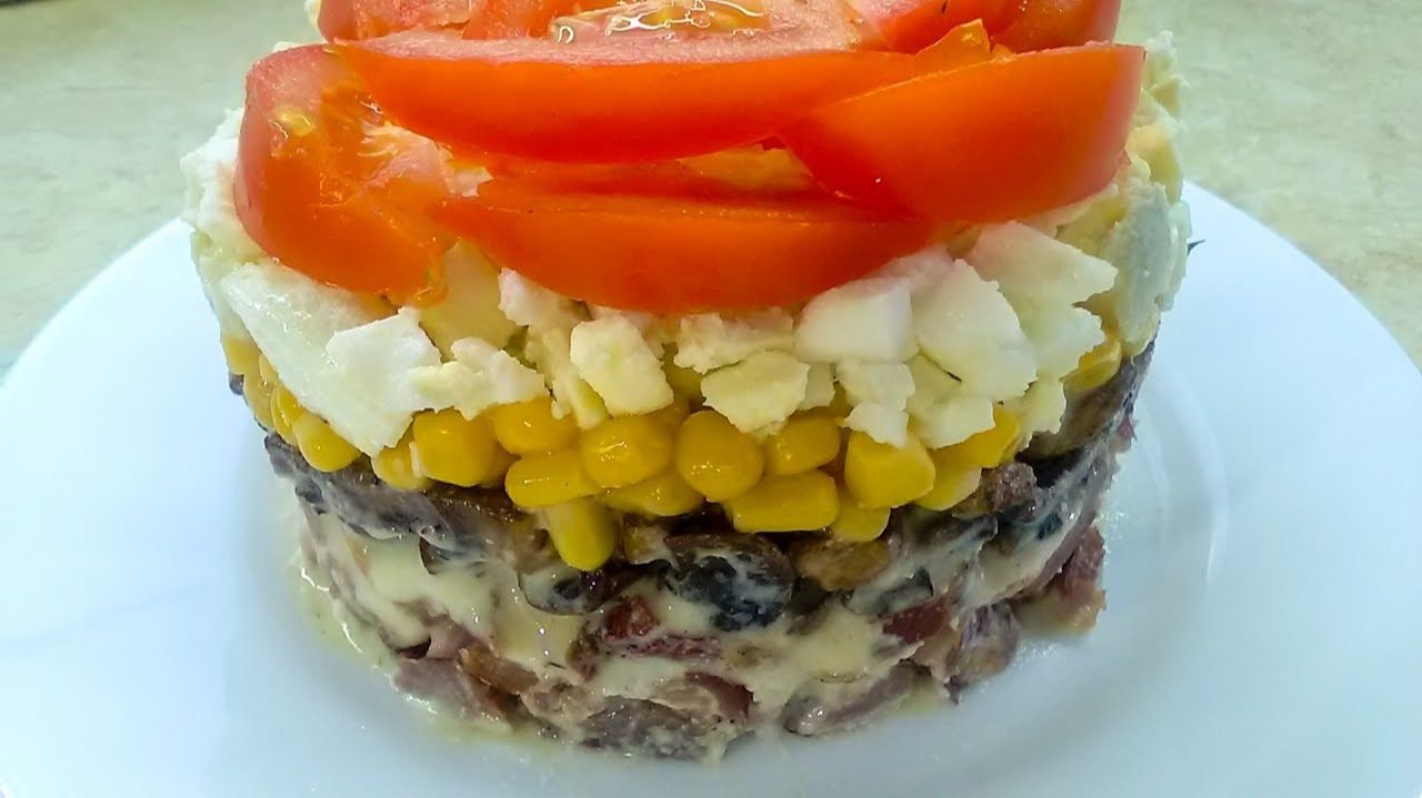 Салат без майонеза "Маркиза" смотреть онлайн