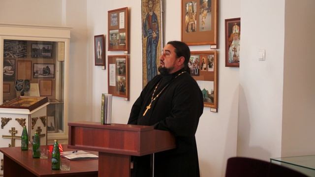 Выступление протоиерея Игоря Чистюхина.