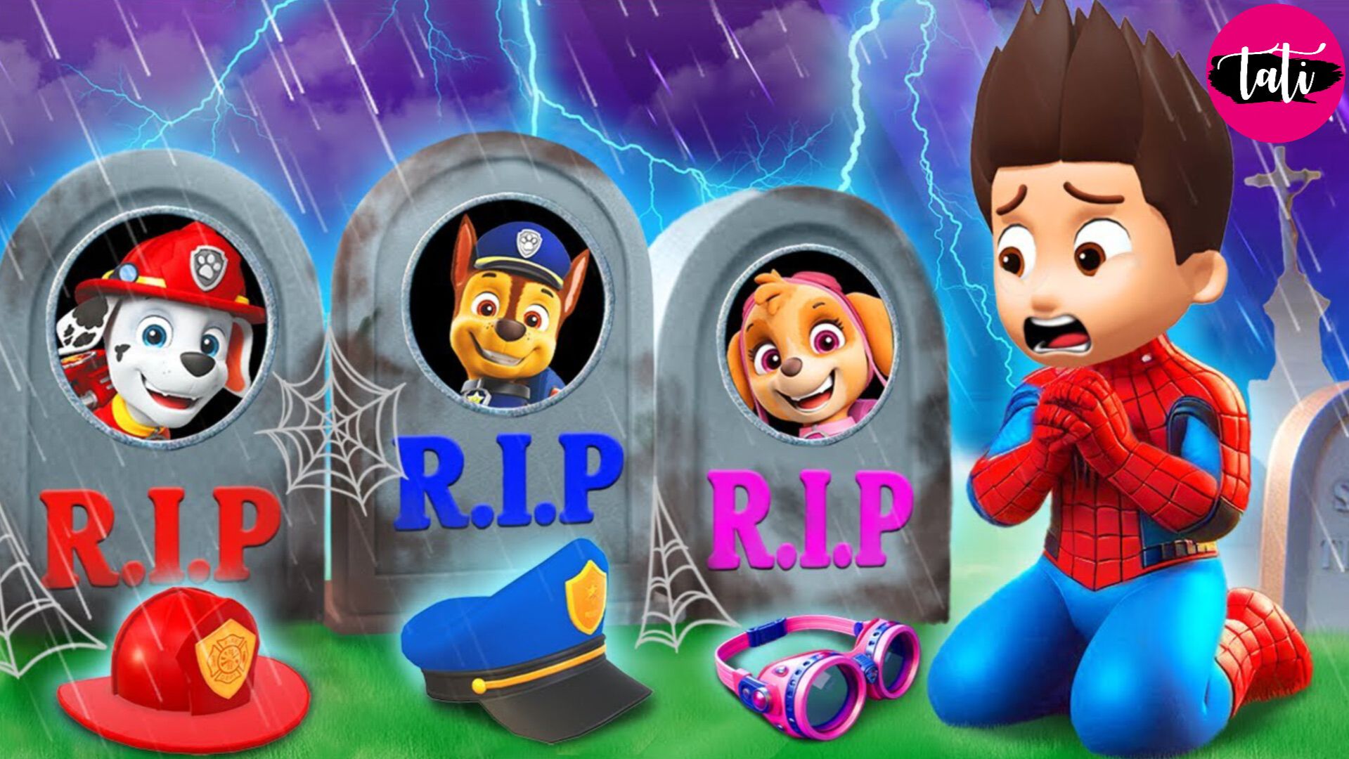 Щенячий патруль и Маршалл. Залипательное видео. Мультфильм для детей и малышей. Анимация 169