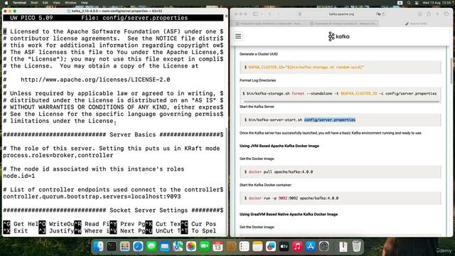 18. Mac OS X - Start Kafka in KRaft mode смотреть онлайн