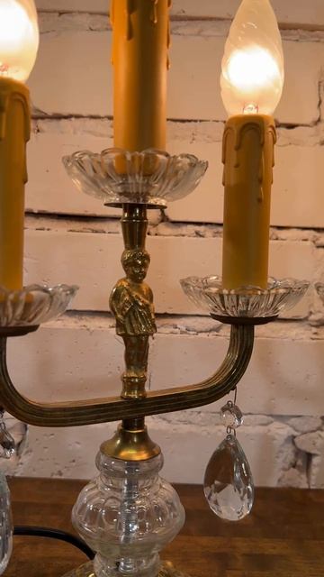 Парные трёхрожковые канделябры 20424