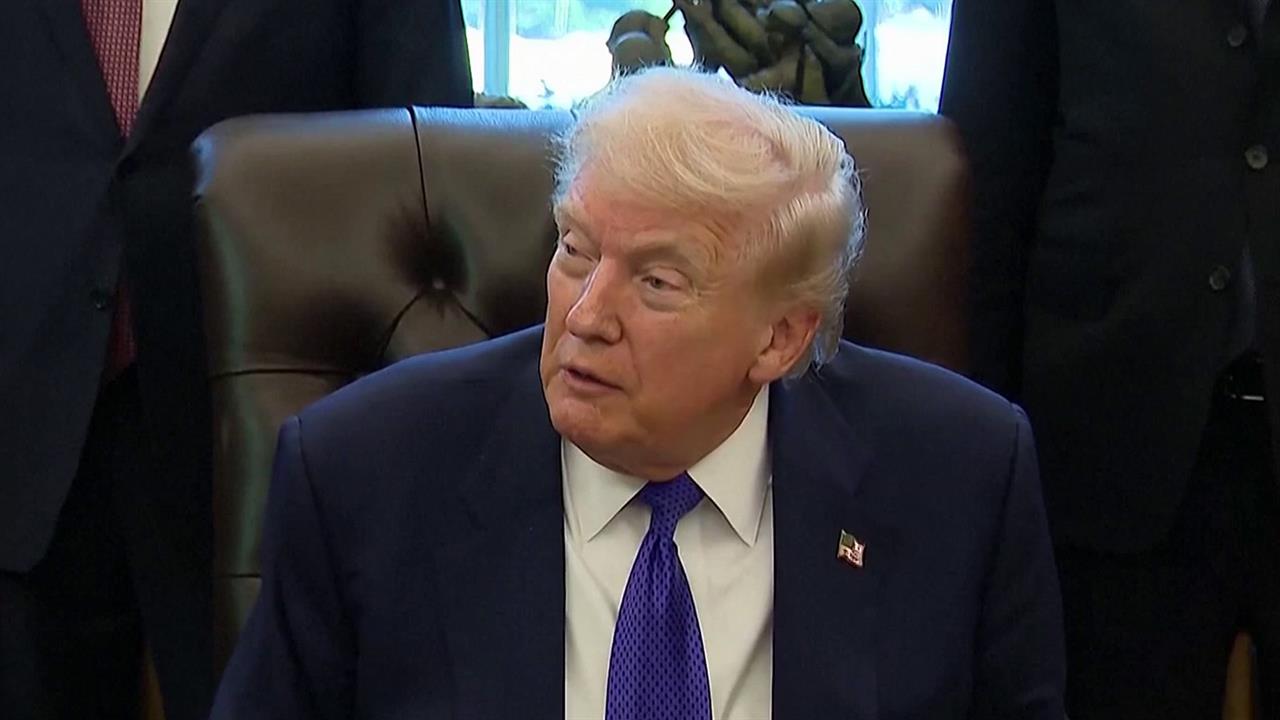 Дональд Трамп прокомментировал ход переговоров по украинскому конфликту. смотреть онлайн