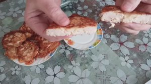 Очень вкусные отбивные в луковом кляре.