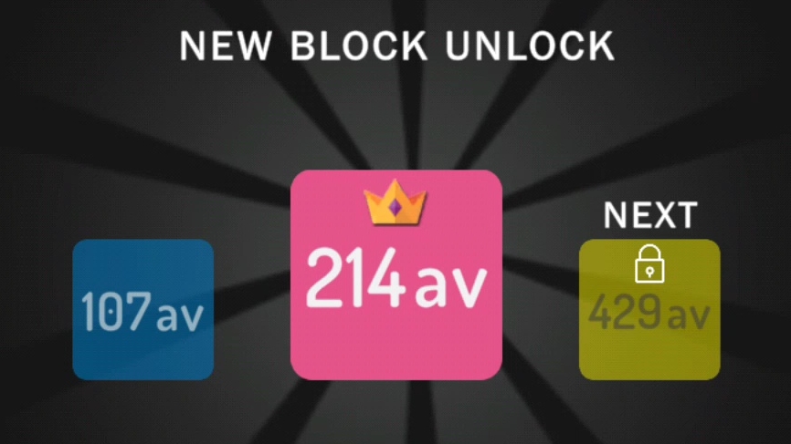 X2 Blocks (53av → 107av → 214av)