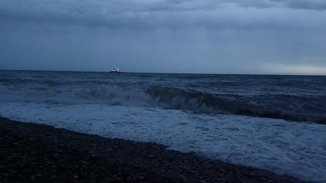 3.02.26 🌠 ночное море 🌊 Большой Сочи.🌐 Лазаревское!