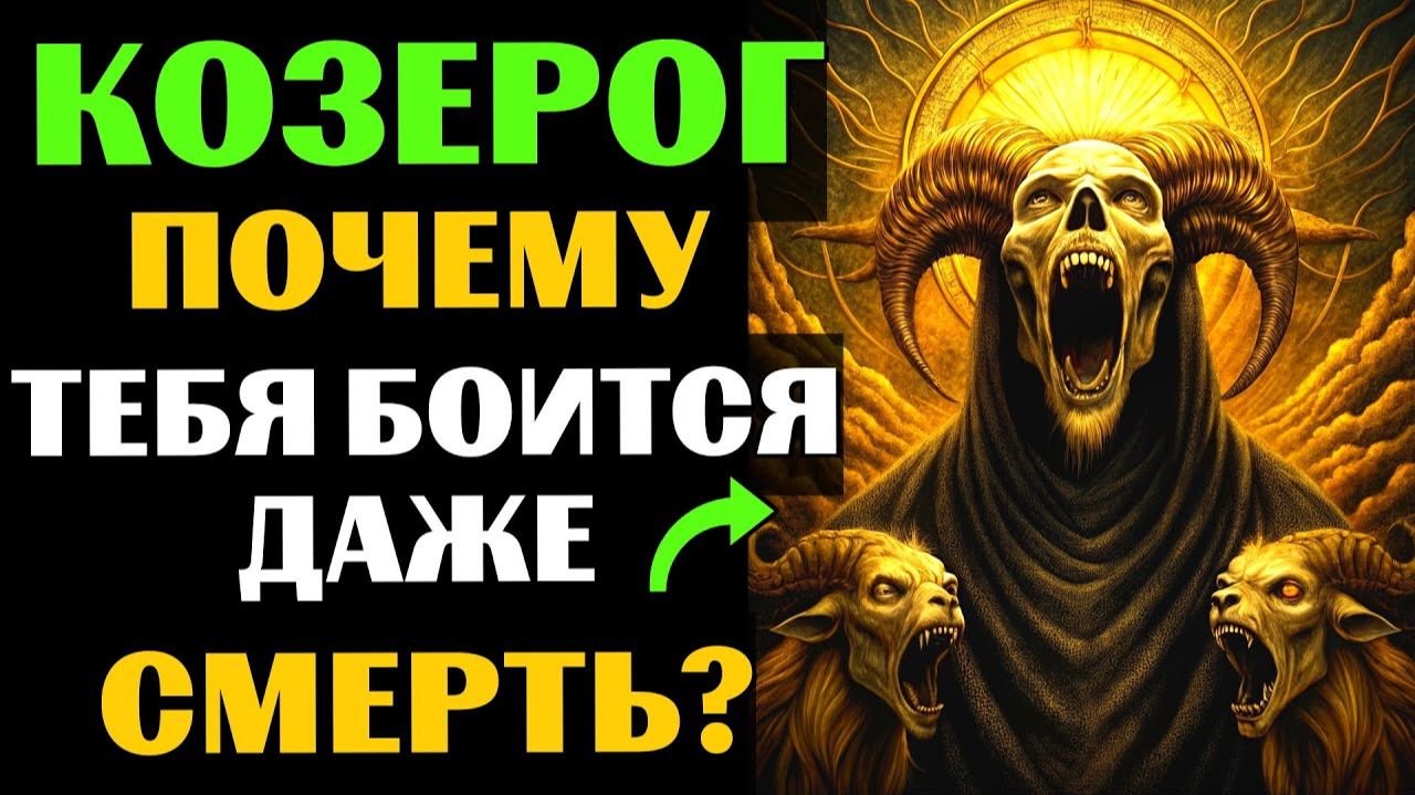 ♑🔴30 причин, почему САМА СМЕРТЬ боится КОЗЕРОГОВ. 😱Почему Вам суждено долго жить❓ смотреть онлайн
