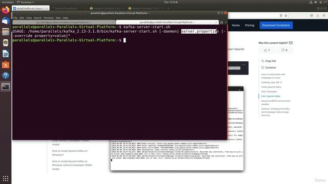 27. Linux - Start Zookeeper and Kafka смотреть онлайн