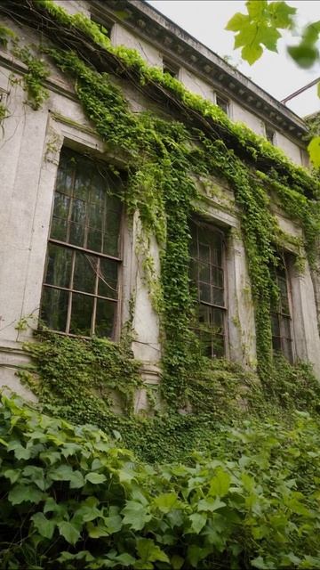 Заброшенное здание в зелени #руины #природа #приключения