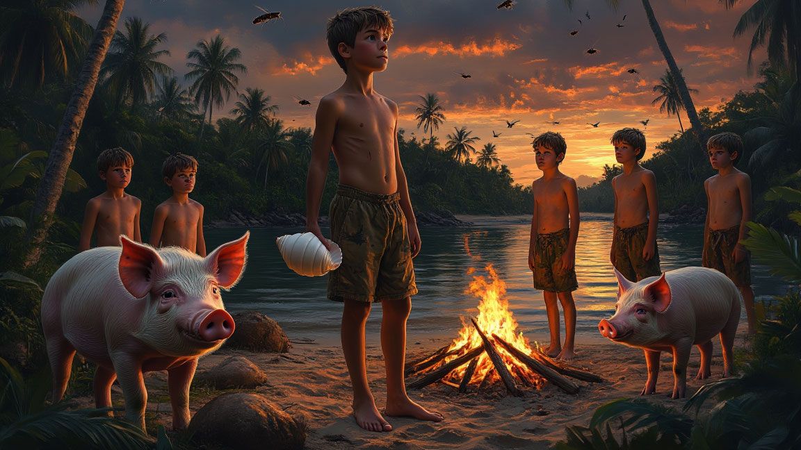 Повелитель мух - Уильям Голдинг, Часть 1 смотреть онлайн